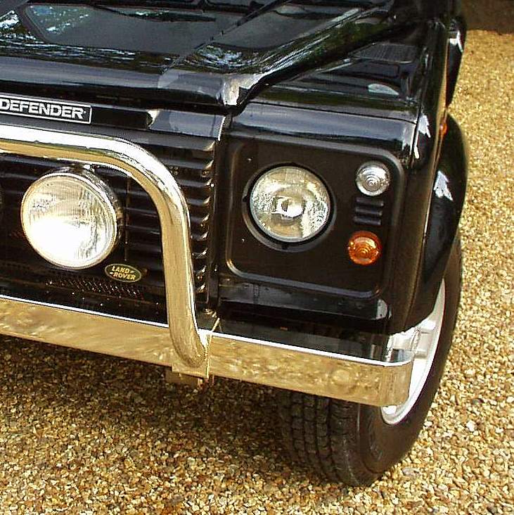 stainless steel front BUMPER for Land Rover Defender Series 1/2/3 LRX chrome new eBay